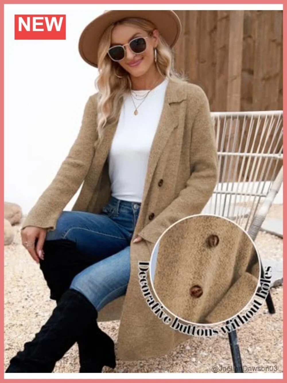 Womens Long Open Front Cardigan Sweater Coatigan Loose Knit Button